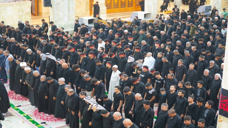 صلاة الجماعة العبادية في حرم السيدة الشريفة بنت الامام الحسن المجتبى(عليهما السلام) بإمامة اية الله سماحة الشيخ محمد السند (دام توفيقه)