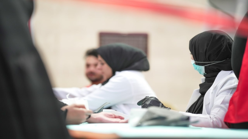 استمرارعمل المفارز الطبية في خدمة الزائرين الكرام