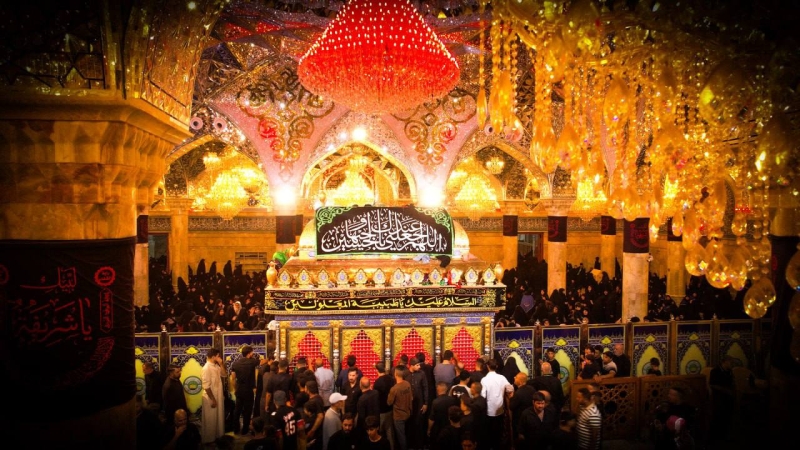 حركة الزائرين من جوار مرقد العلوية الشريفة بنت الامام الحسن المجتبى (عليهما السلام) في ذكرى شهادتها