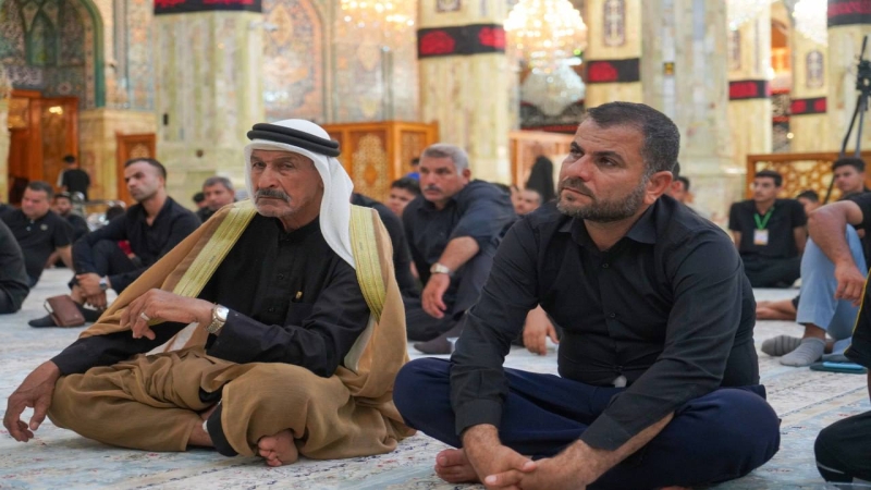 الامانة الخاصة لمرقد المبارك تقيم مجلس عزاء بذكرى وفاة الرسول الاعظم (ص)
