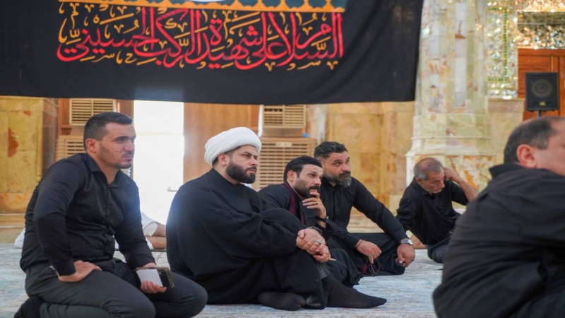 الامانة الخاصة لمرقد المبارك تقيم مجلس عزاء بذكرى وفاة الرسول الاعظم (ص)