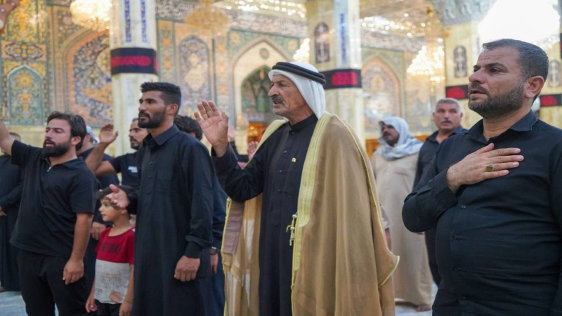 الامانة الخاصة لمرقد المبارك تقيم مجلس عزاء بذكرى وفاة الرسول الاعظم (ص)