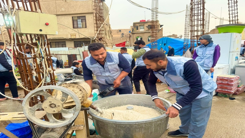 موكب العلوية الشريفة بنت الحسن (ع) في ارض الجوادين