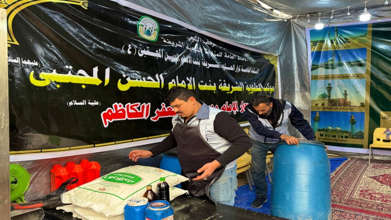موكب العلوية الشريفة بنت الحسن (ع) في ارض الجوادين