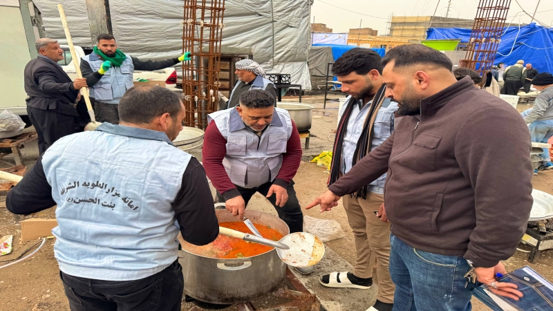 موكب العلوية الشريفة بنت الحسن (ع) في ارض الجوادين