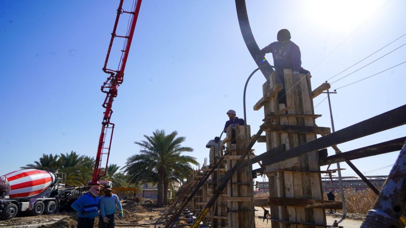 باشرت الكوادر الهندسية والفنية التابعة الى الأمانة الخاصة