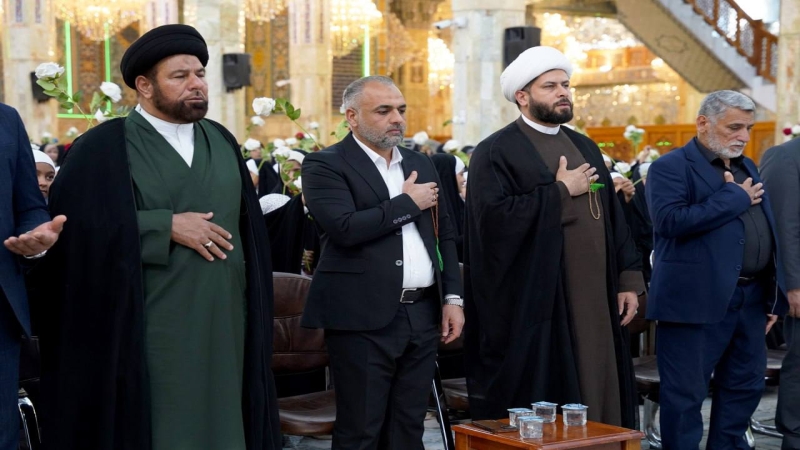 مهرجان تكليف لفتيات بلغن السن الشرعي في مرقد العلوية الشريفة بنت الإمام الحسن (ع)