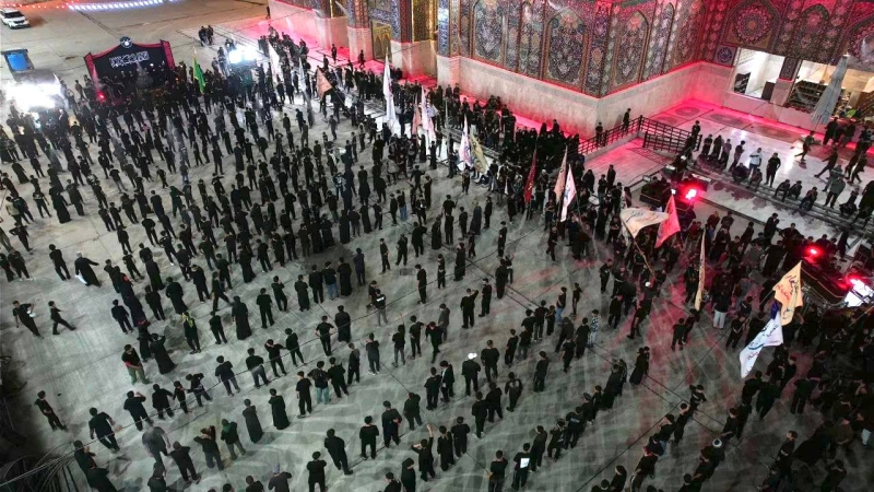 مشاهدُ الوفاء تتجدد مع استمرار توافد المواكب إلى مرقد العلوية الشريفة، في ذكرى شهادتها، وسط أجواءٍ يسودها الدعاء والخشوع