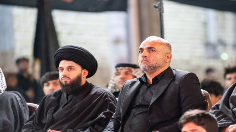 مراسيم رفع راية الإمام الحسن المجتبى (عليه السلام) في المرقد المبارك صفر1448