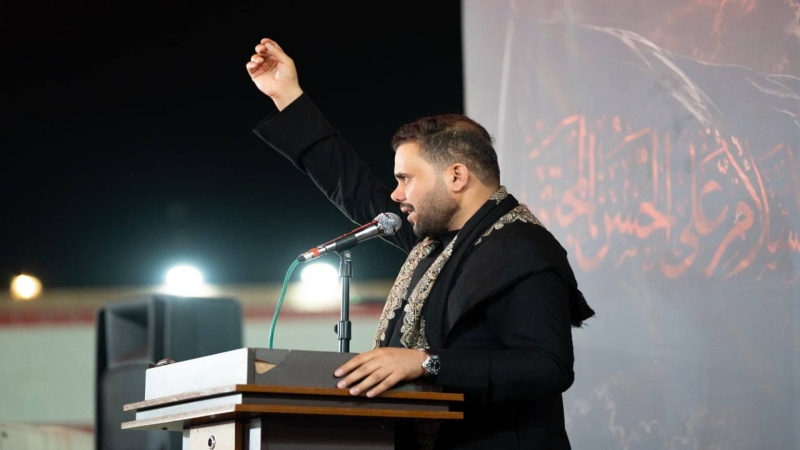 مراسيم رفع راية الإمام الحسن المجتبى (عليه السلام) في المرقد المبارك صفر1448