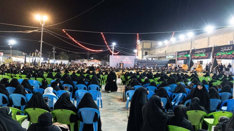 مراسيم رفع راية الإمام الحسن المجتبى (عليه السلام) في المرقد المبارك صفر1448