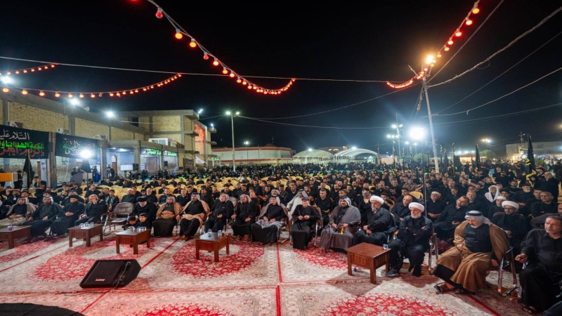 مراسيم رفع راية الإمام الحسن المجتبى (عليه السلام) في المرقد المبارك صفر1448